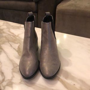 Gray/Silver Boots size 8